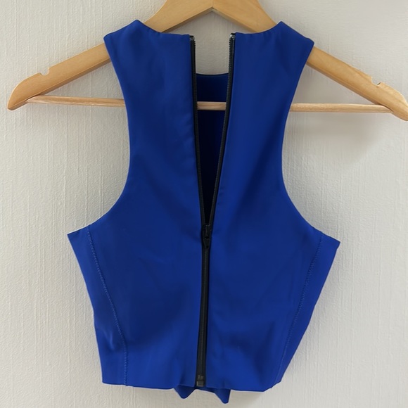 Alexander Wang cropped top with zip back - Picture 5 of 7